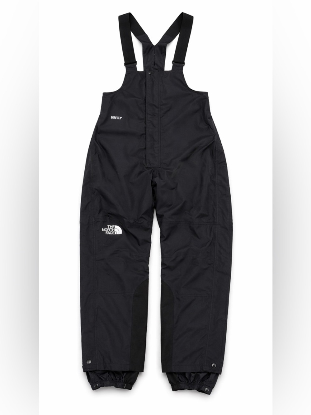 The North Face Gore-Tex Bib Snow Pants Mens Medium Black Ski Shell Waterproof